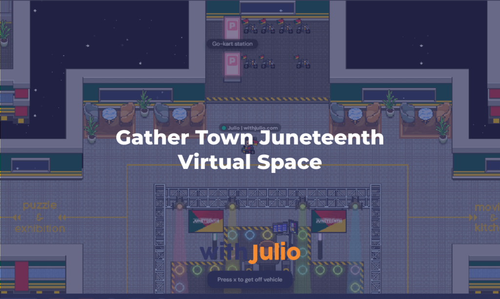 Juneteenth Gather Town Virtual Space